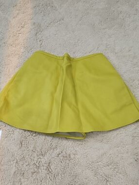 We The Free Lemon Yellow Circle Skirt